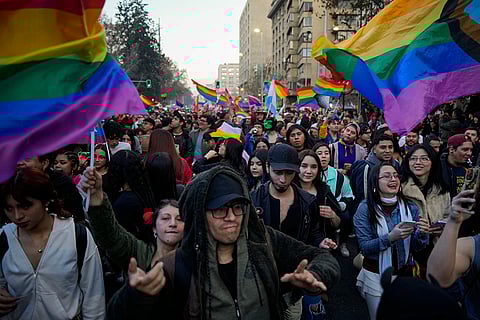Chile Pride parade